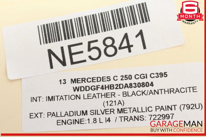 12-14 Mercedes W204 C250 CGI C300 C350 Rear Fuse Relay Box Module 2049060205 OEM