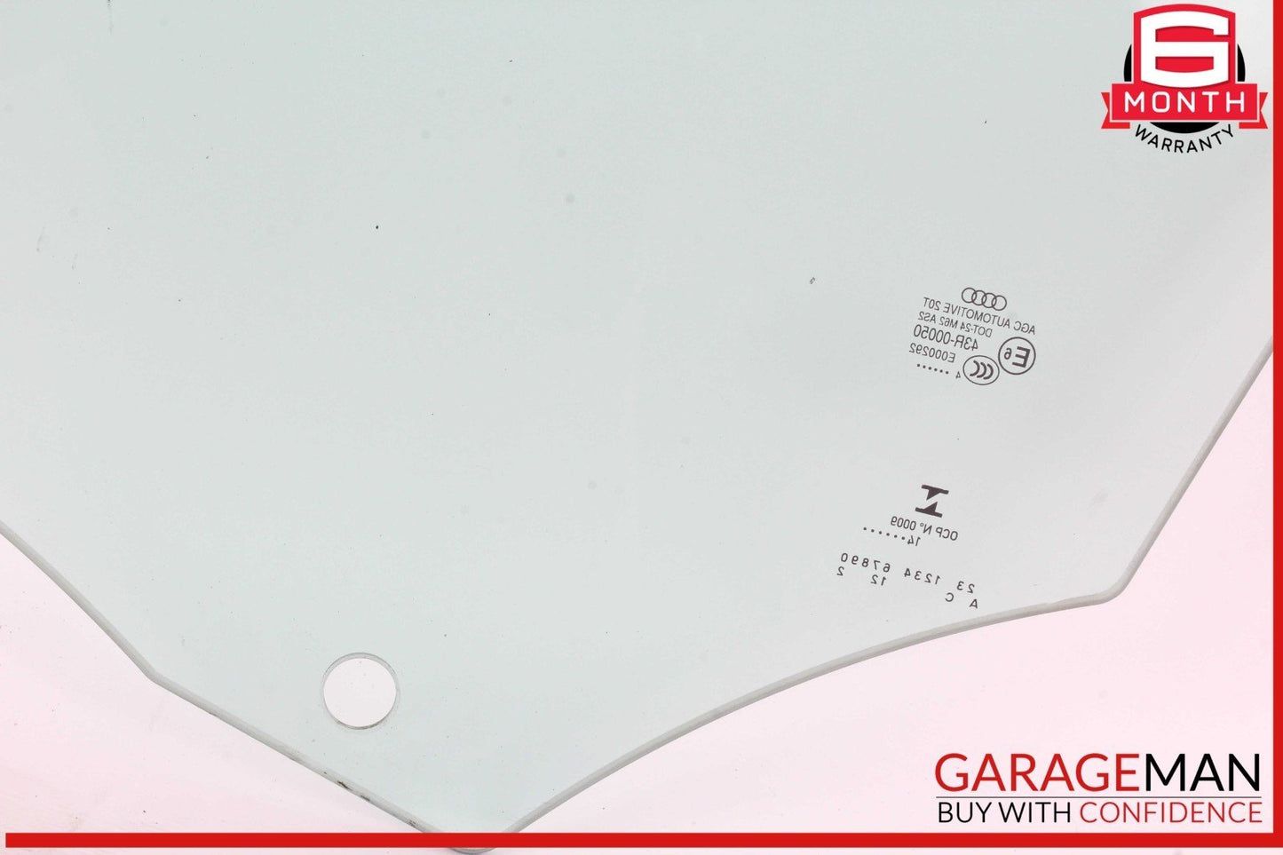 13-17 Audi Q5 Front Right Passenger Side Door Window Glass OEM