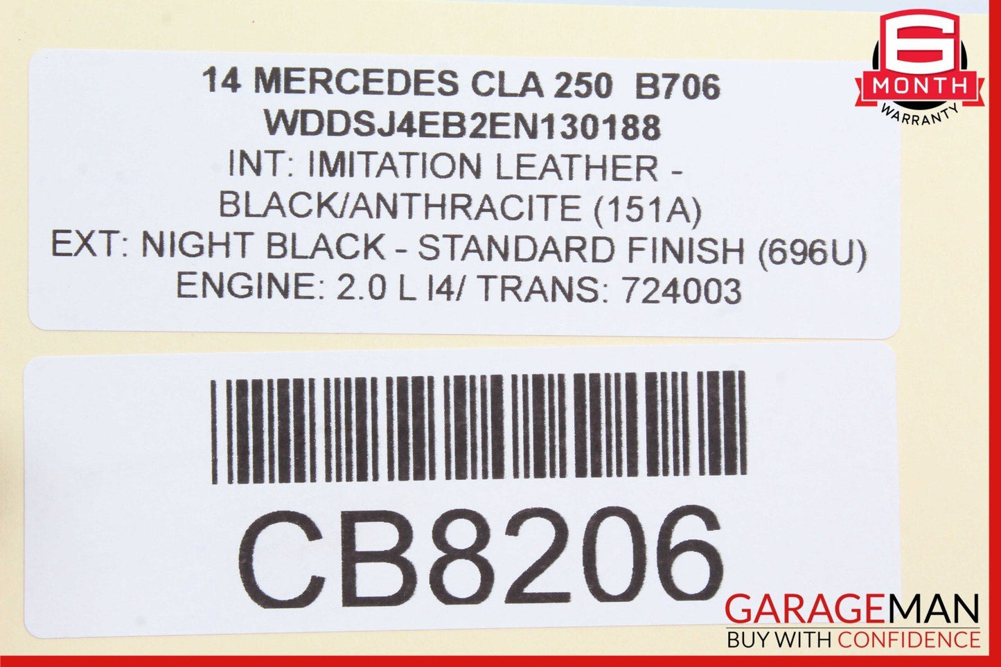 08-20 Mercedes W117 CLA250 CLA200 Front Right Side Door Lock Latch Actuator