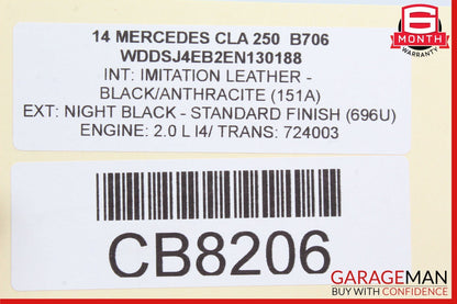 08-20 Mercedes W117 CLA250 CLA200 Front Right Side Door Lock Latch Actuator