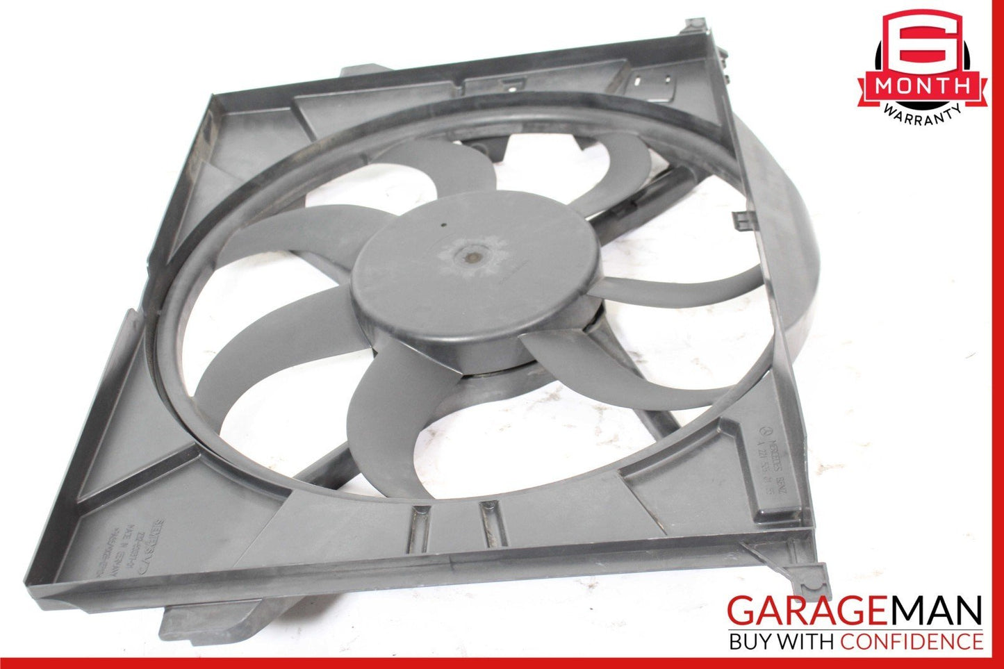 07-14 Mercedes W221 S550 S350 CL550 Engine Cooling Fan Shroud Motor Assembly OEM
