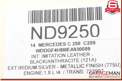 12-15 Mercedes W204 C250 M271 Engine Motor Wire Wiring Harness 2711502020 OEM