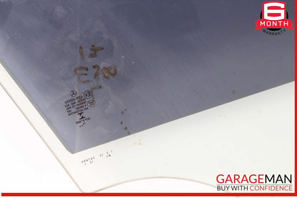 17-20 Mercedes W213 E300 Front Left Driver Side Door Window Auto Glass OEM