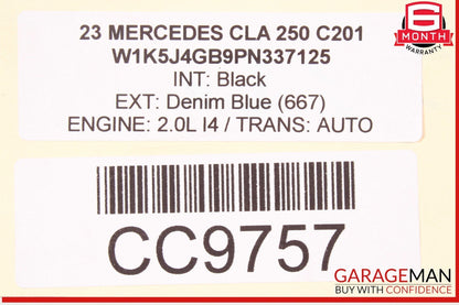 20-23 Mercedes C118 W118 CLA250 Front Sub Frame Subframe Crossmember OEM