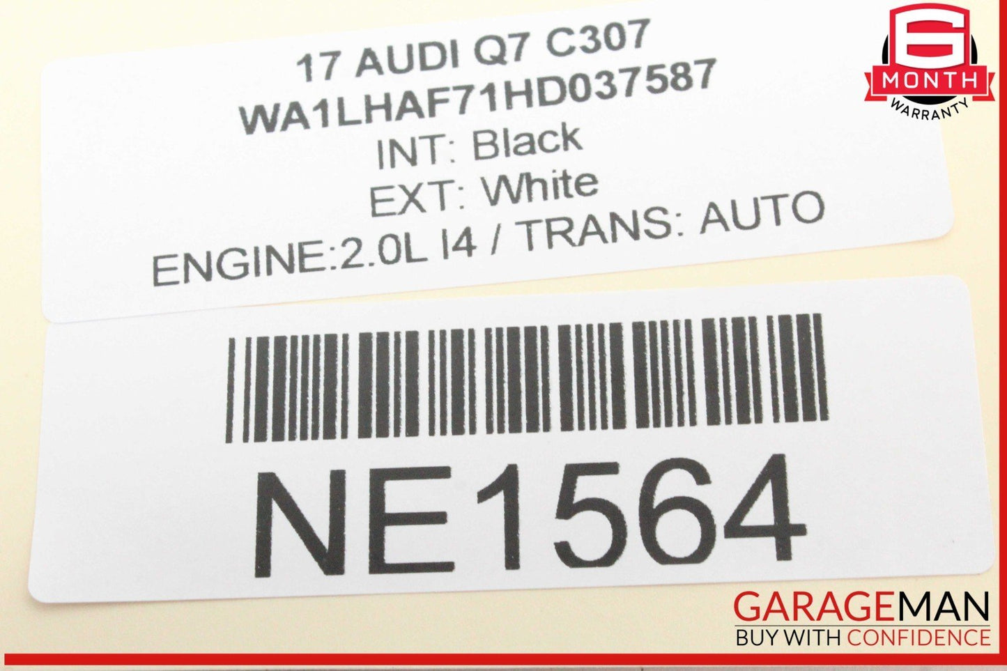 17-24 Audi Q7 Rear Left Driver Side Window Regulator Motor Bosch 8W0959802 OEM