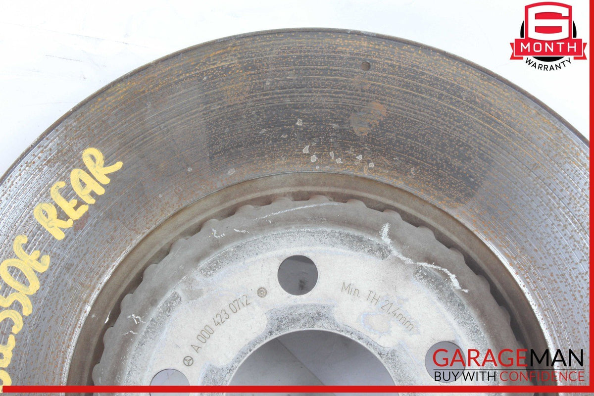 18-20 Mercedes X253 GLC350e Rear Left and Right Side Brake Disc Rotor Set of 2