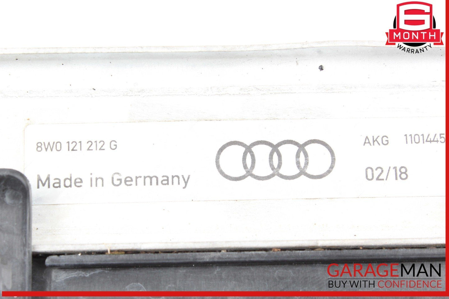18-23 Audi RS5 S5 Engine Cooling Auxiliary Radiator 8W0121212G OEM