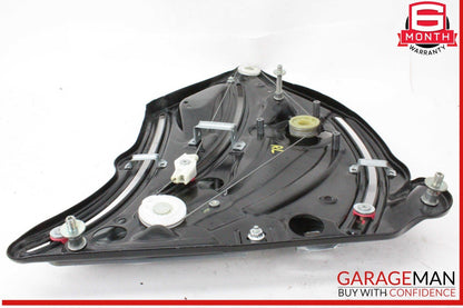 10-16 Mercedes W212 E400 Rear Left Door Window Regulator Frame w/o Motor OEM