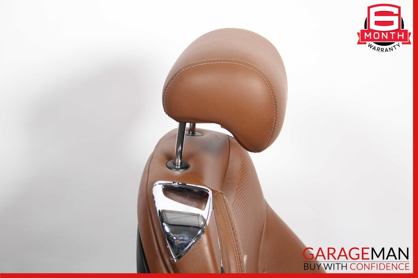 08-14 Mercedes W216 CL63 AMG Complete Front Seat Seats Cushion Assembly Brown