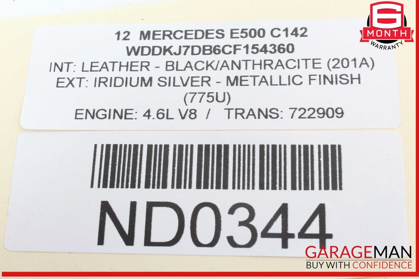 12-15 Mercedes W212 E550 C300 Front Right LED Daytime Running Light Fog Lamp OEM