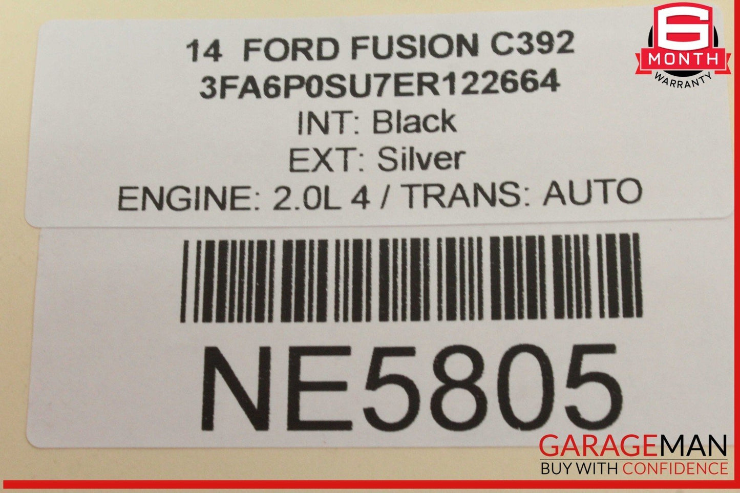 13-16 Ford Fusion Rear Right Passenger Side Window Regulator Motor Bosch OEM