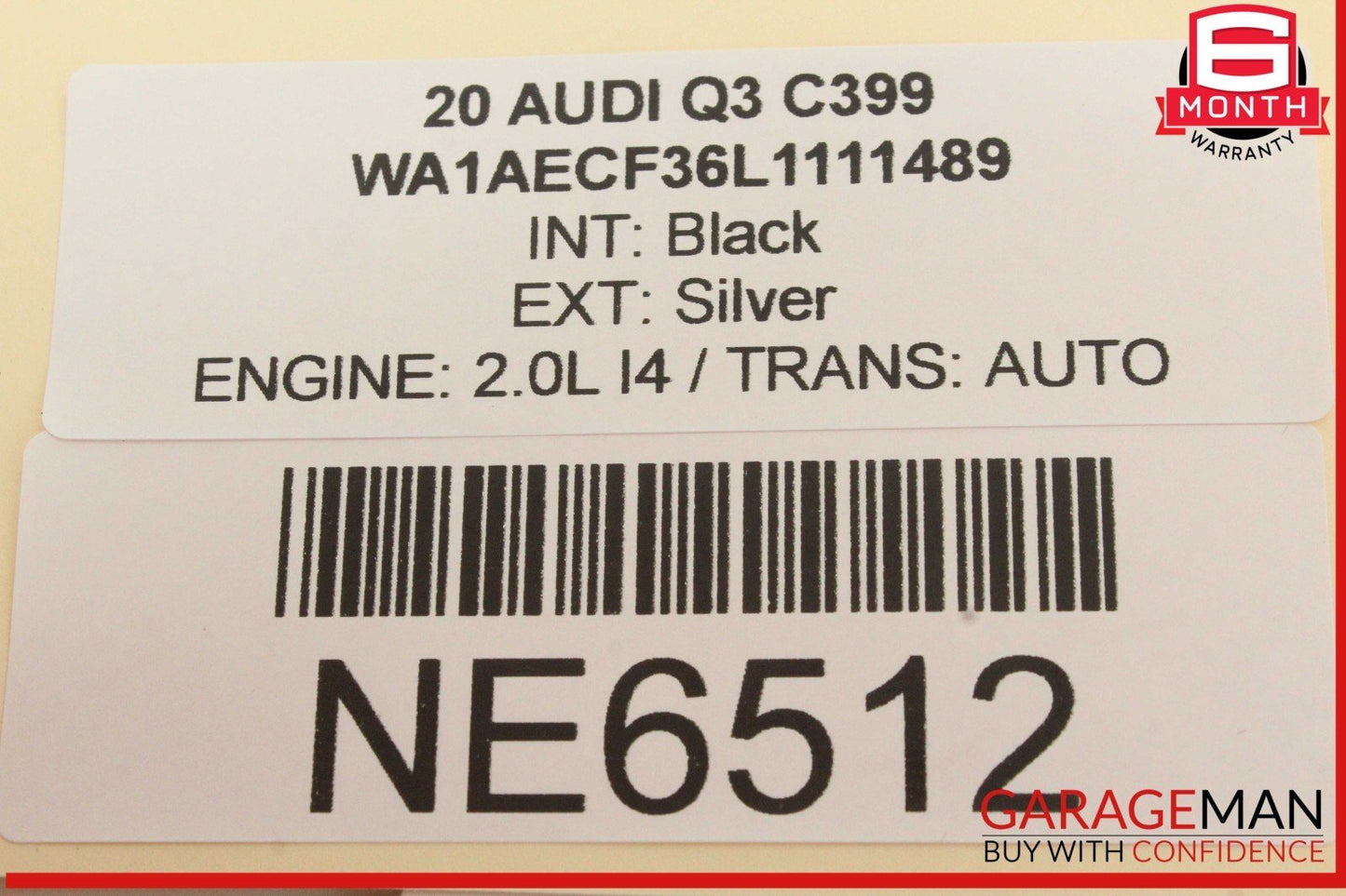 19-24 Audi Q3 A3 S3 Front Left Driver Side Window Regulator Motor 5Q0959802C OEM