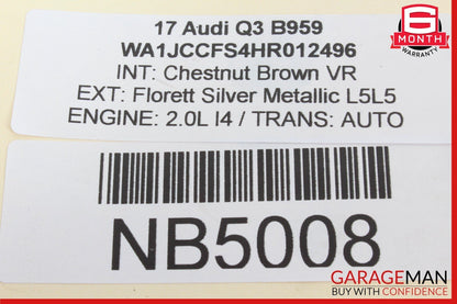 15-18 Audi Q3 Rack & Pinion Steering Gear 5N1423050AN 5N1423103AE OEM