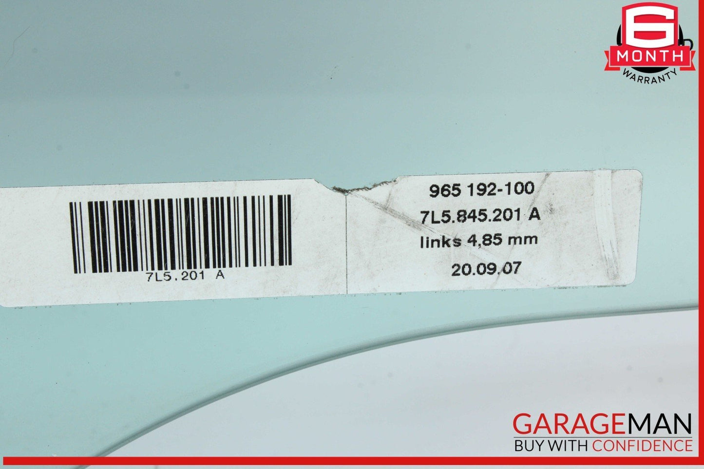 03-10 Porsche Cayenne 955 957 Front Left Side Door Window Auto Glass OEM