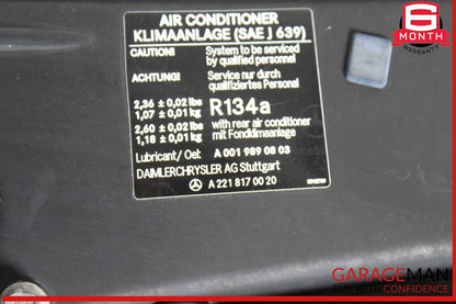 Mercedes-Benz Unknown 2216200072/ A2216200072/ A 221 620 00 72 0072, 2216200191/ A2216200191/ A 221 620 01 91 0191, 2216200291/ A2216200291/ A 221 620 02 91 0291 OEM