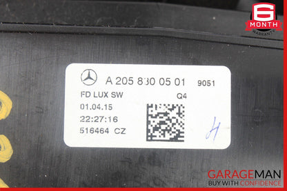 15-20 Mercedes W205 C300 C350e Rear Center Console AC Air Vent Trim OEM