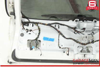 14-18 BMW X5 Rear Trunk Lid Liftgate Tailgate Assembly White OEM