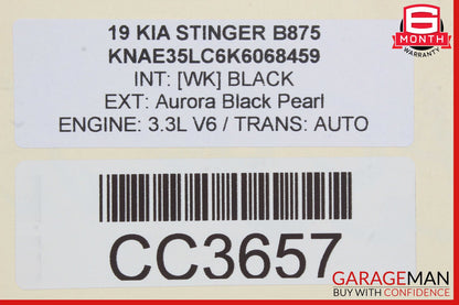 18-23 Kia Stinger Dashboard Instrument Panel Cover Trim Assy OEM