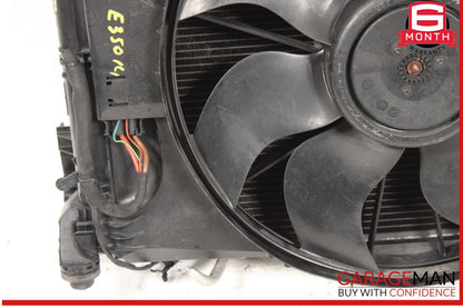08-18 Mercedes W212 E350 C300 Engine Radiator Cooling Fan Motor Assembly OEM