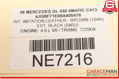 06-12 Mercedes X164 GL450 4MATIC Front Left Side Bumper Fog Light Lamp OEM