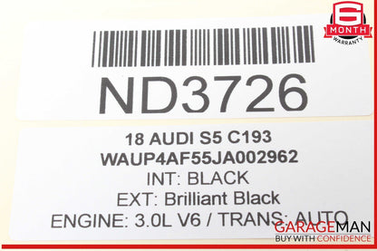 17-24 Audi S5 A4 Traction Parking Control Multi Switch Panel 8W0925301 OEM