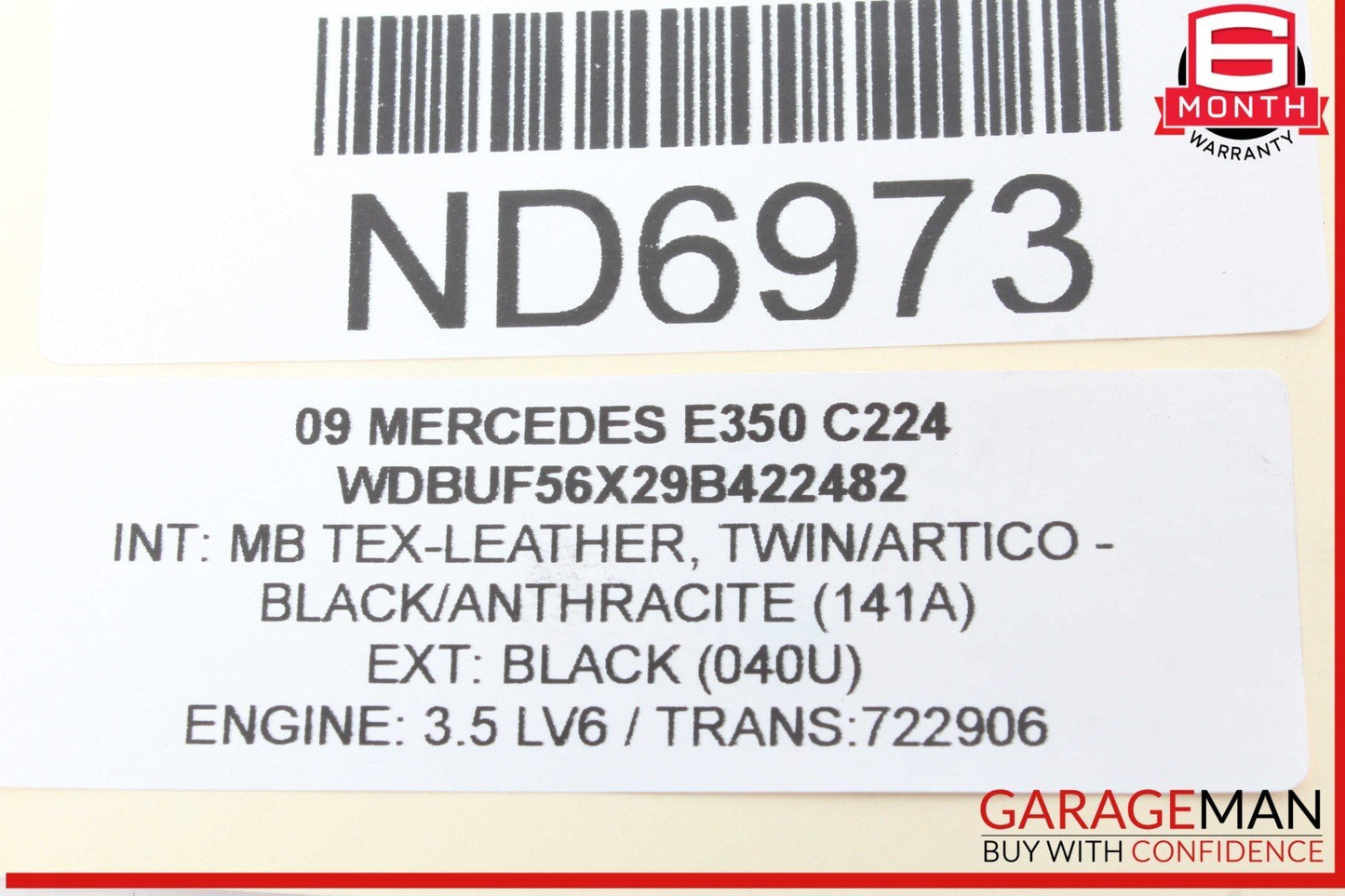 07-11 Mercedes W211 E350 Steering Column Combination Switch Assembly OEM