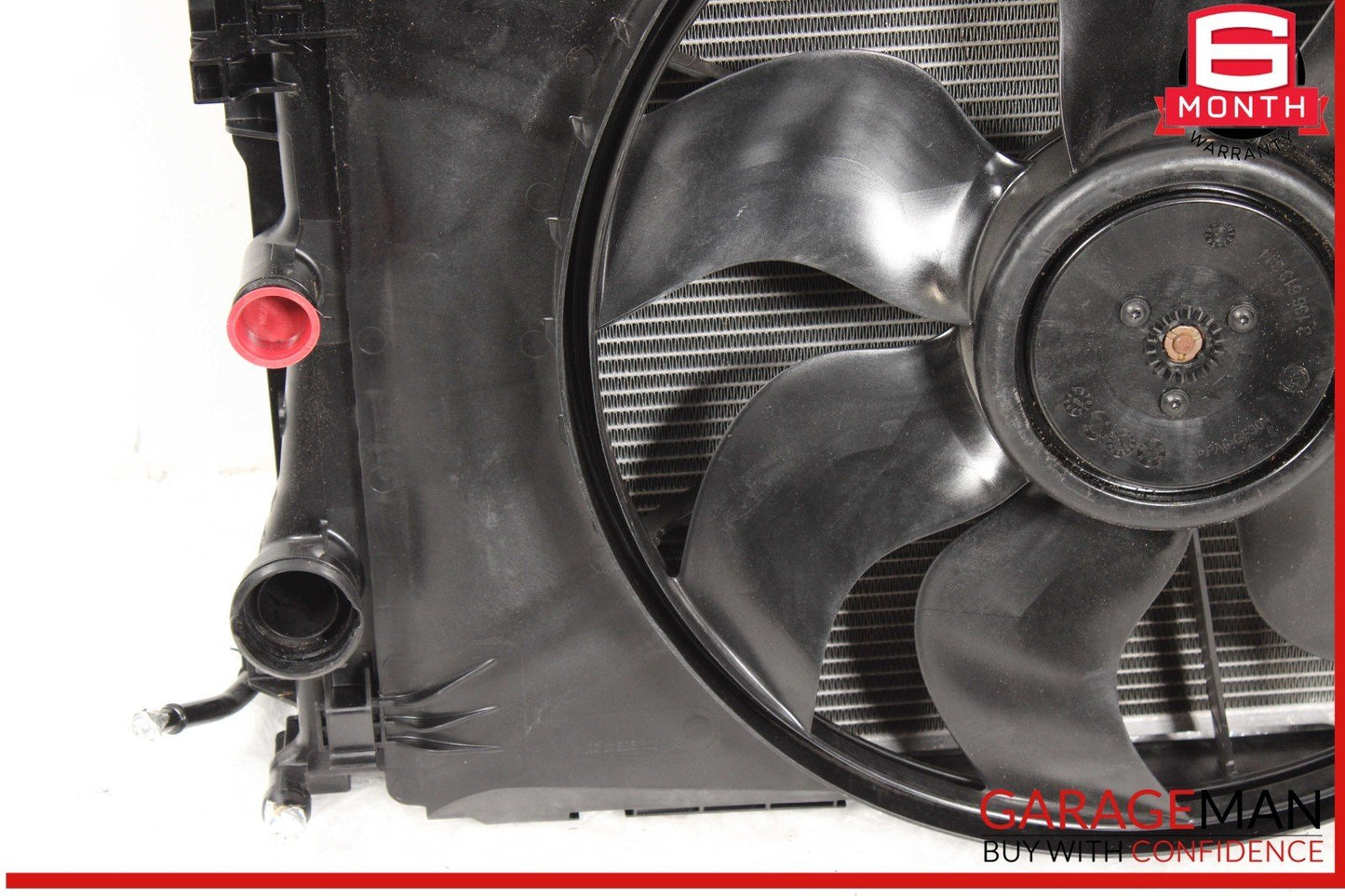 12-15 Mercedes W204 C250 Engine Motor Cooling Radiator A/C AC Condenser Assembly