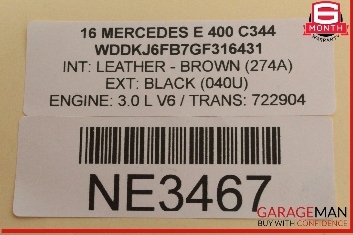 08-18 Mercedes W213 E400 C300 E350 Engine Cooling Fan Motor Radiator OEM
