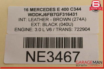 08-18 Mercedes W213 E400 C300 E350 Engine Cooling Fan Motor Radiator OEM