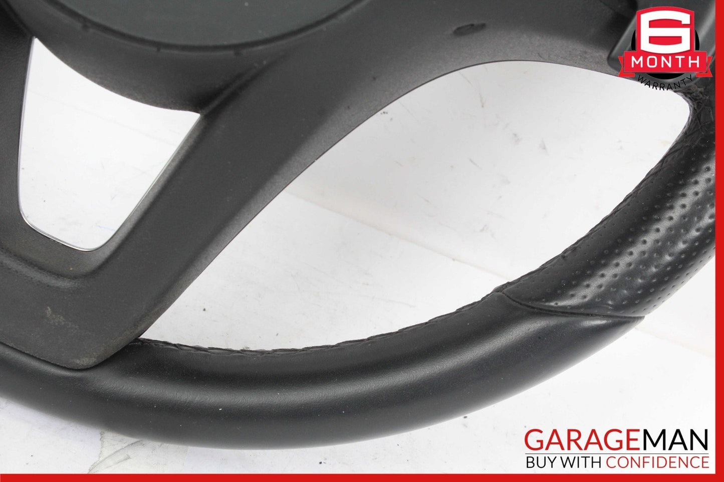 15-18 Mercedes W205 C300 GLC300 Steering Wheel Black w/ Paddle Shifters Assy OEM