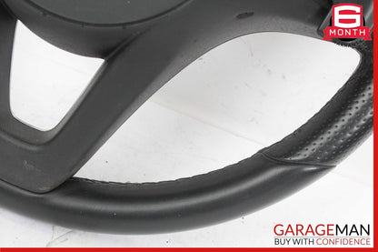15-18 Mercedes W205 C300 GLC300 Steering Wheel Black w/ Paddle Shifters Assy OEM
