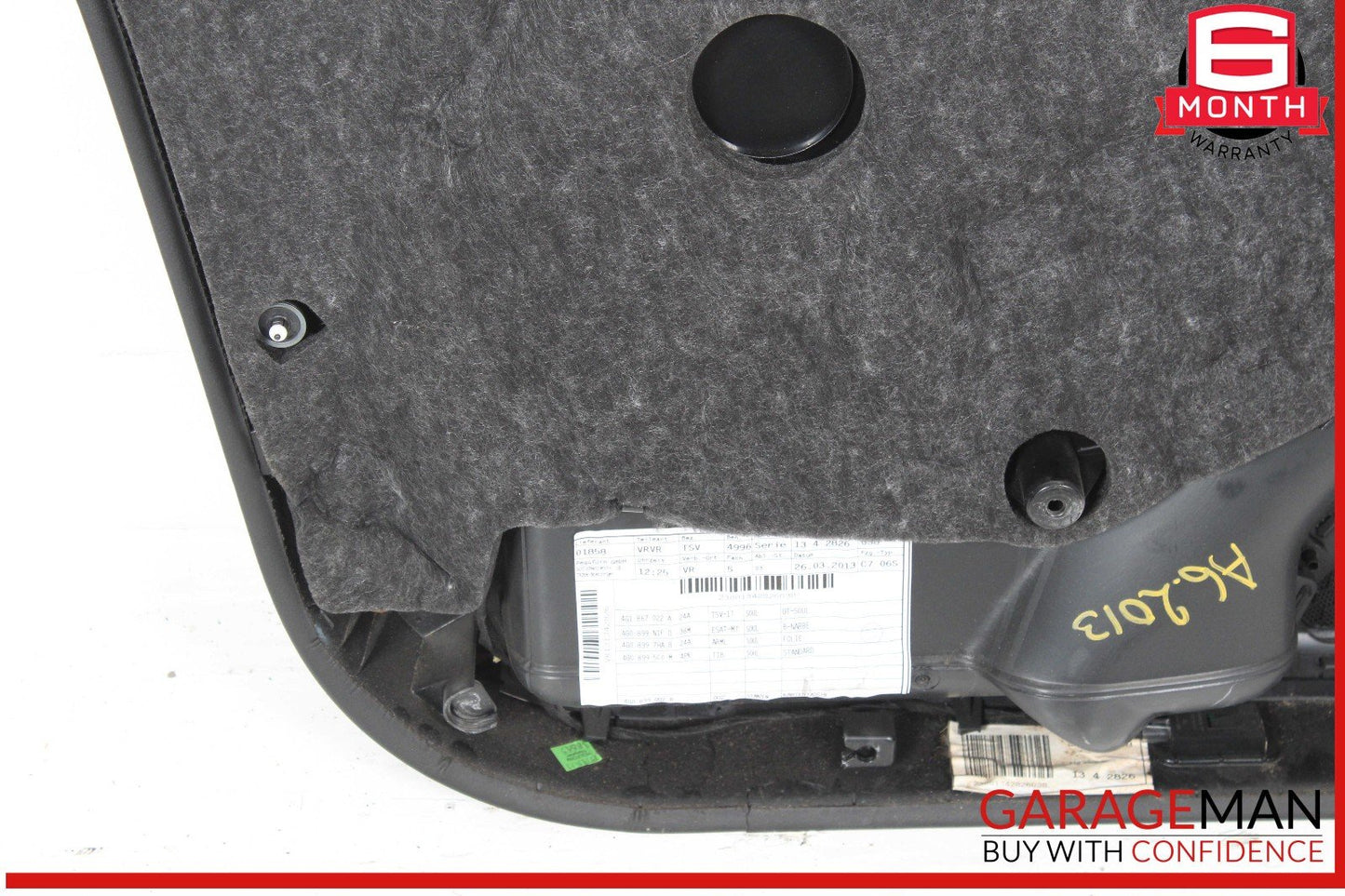 12-18 Audi A6 Front Right Side Interior Door Panel OEM