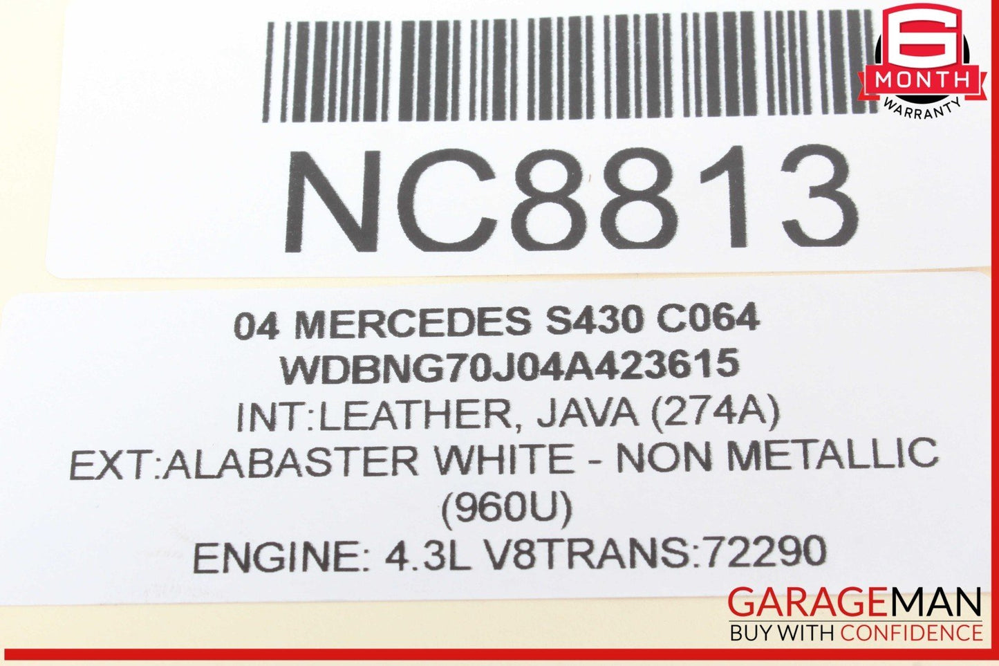 00-06 Mercedes W220 S430 S500 Front Left Side Headlight Support Bracket OEM