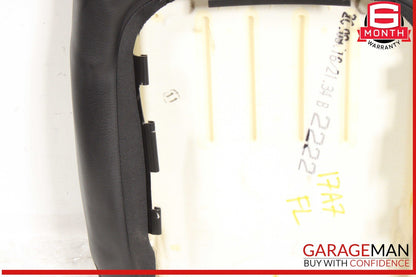 12-18 Audi A7 Front Left Driver Side Top Upper Seat Cushion Cover Black OEM