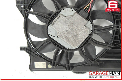 12-18 Audi A7 A6 Dual Radiator Motor Cooling Fan Shroud Assembly 4H0121003N OEM