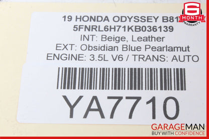 18-20 Honda Odyssey Speedometer Instrument Gauge Cluster 78100-THR-AC30-M1 OEM