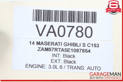 14-17 Maserati Ghibli S Front Left Driver Side Exterior Door Handle Assembly OEM