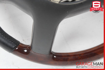 07-10 Mercedes CL550 S550 4 Spoke Steering Wheel Black w/ Paddles Assy Wood