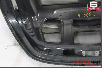 15-20 Mercedes W205 C300 Rear Trunk Lid Shell Cover Panel Black OEM