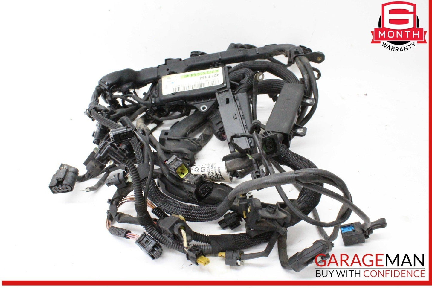 06-11 Mercedes W164 ML350 4MATIC Engine Motor Wire Wiring Harness 2721508733 OEM