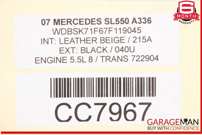 06-12 Mercedes X164 GL450 GL500 Power Steering Rack & Pinion Assembly OEM