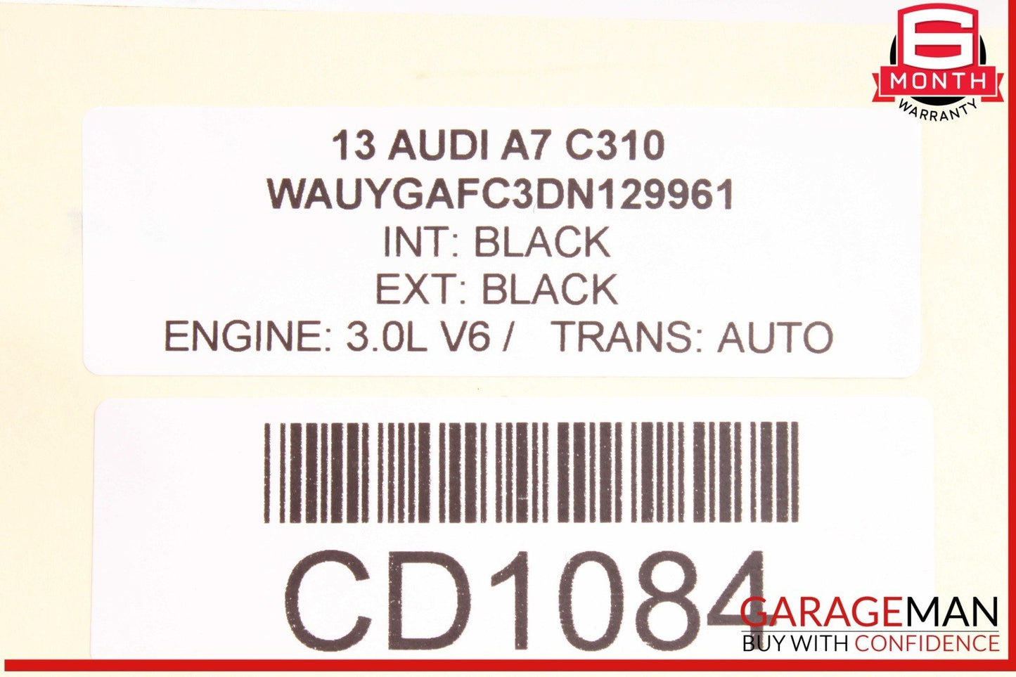 12-18 Audi A7 A6 Rear Stabilizer Sway Bar 4G0511305G OEM