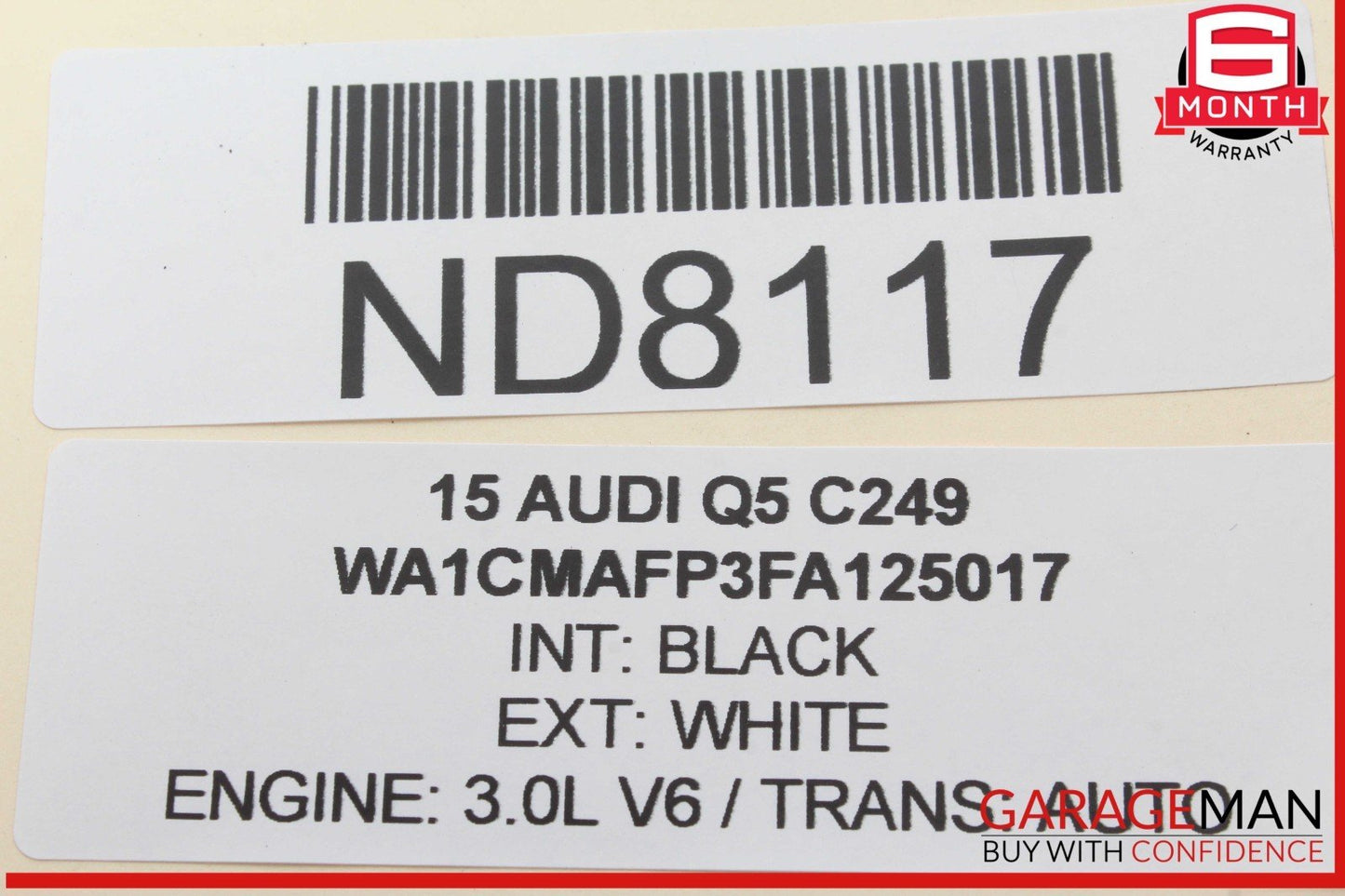 13-16 Audi Q5 Bass Box Woofer Speaker Subwoofer 8R0035382 OEM