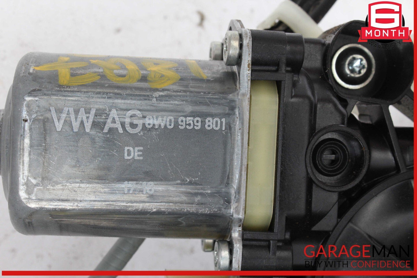 17-24 Audi Q7 Rear Right Passenger Side Window Regulator Motor 4M0839462A OEM
