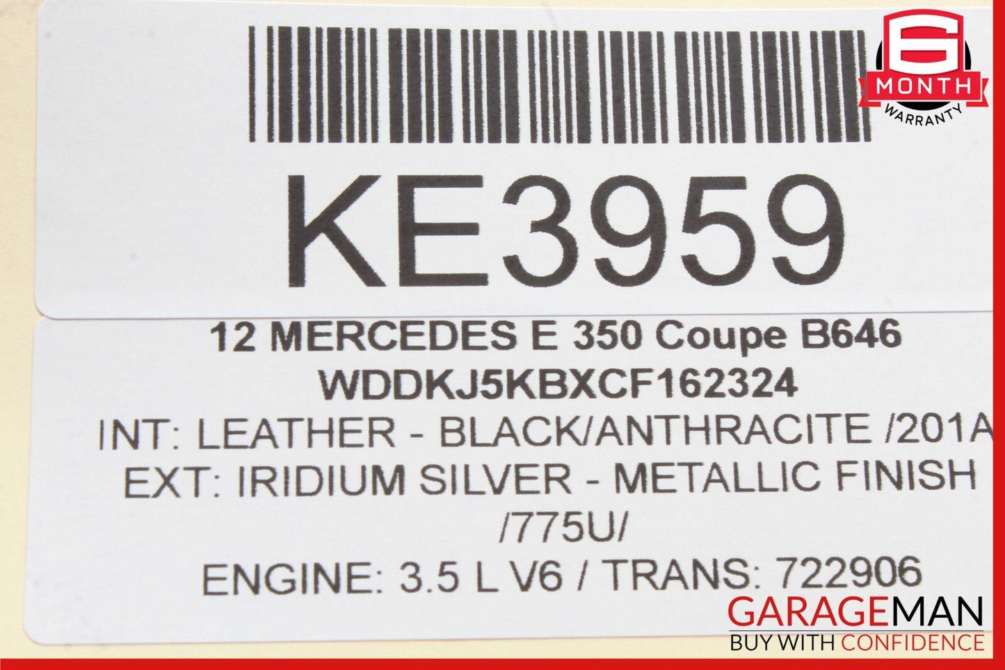 10-17 Mercedes W212 E350 E550 Top Roof Sun Shade Screen Roller Blind Motor Unit
