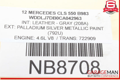 11-20 Mercedes W218 CLS550 S550 M278 Engine Motor Crankshaft Crank Shaft OEM