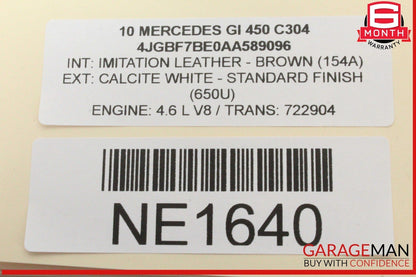 09-13 Mercedes X164 GL450 R350 GL550 Instrument Speedometer Cluster OEM