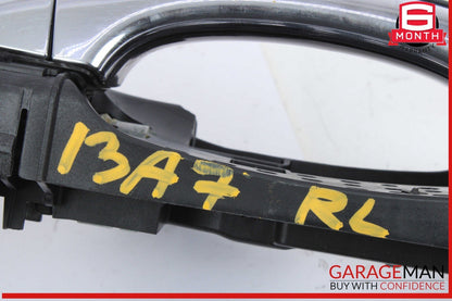 12-18 Audi A7 A6 Rear Left Driver Side Exterior Door Handle Black 4H0837885 OEM