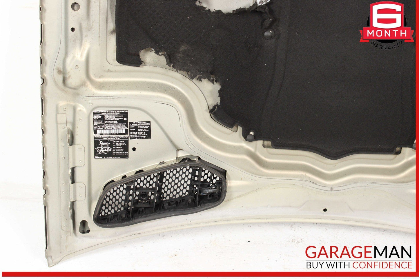 03-08 Mercedes R230 SL500 SL600 Front Hood Bonnet Vent Cover Assembly OEM