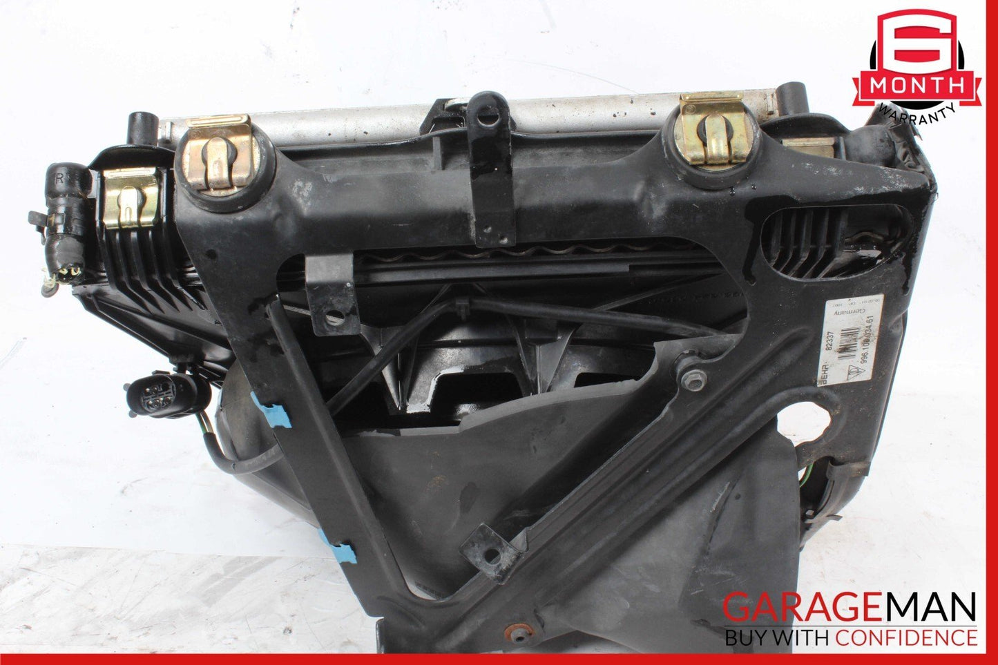 97-04 Porsche Boxster 986 S Right Side Engine Radiator AC A/C Condenser Fan Assy